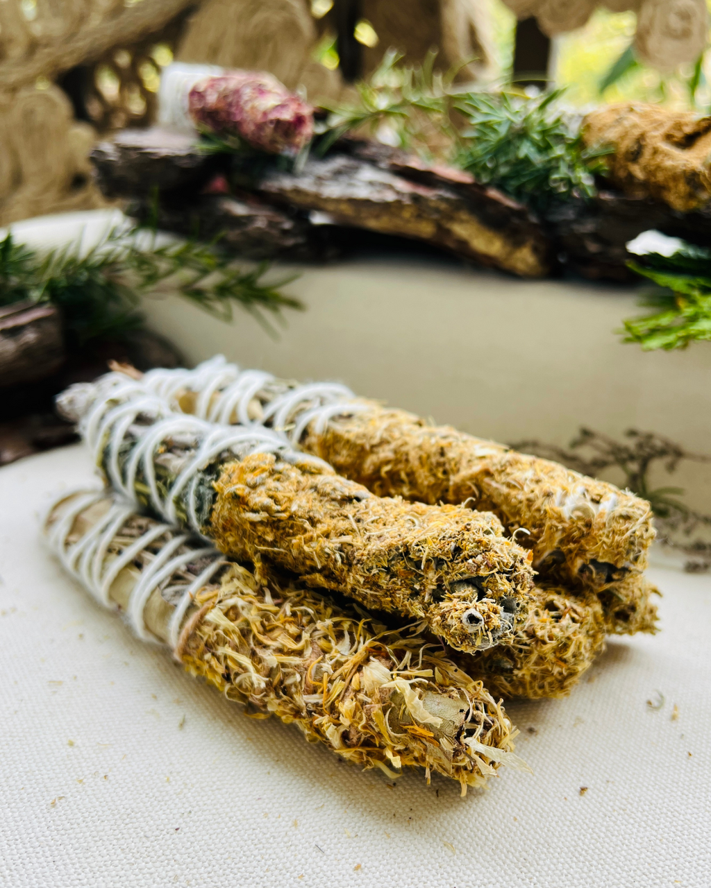 Sahúmo Potenciado de Caléndula ✨🌼