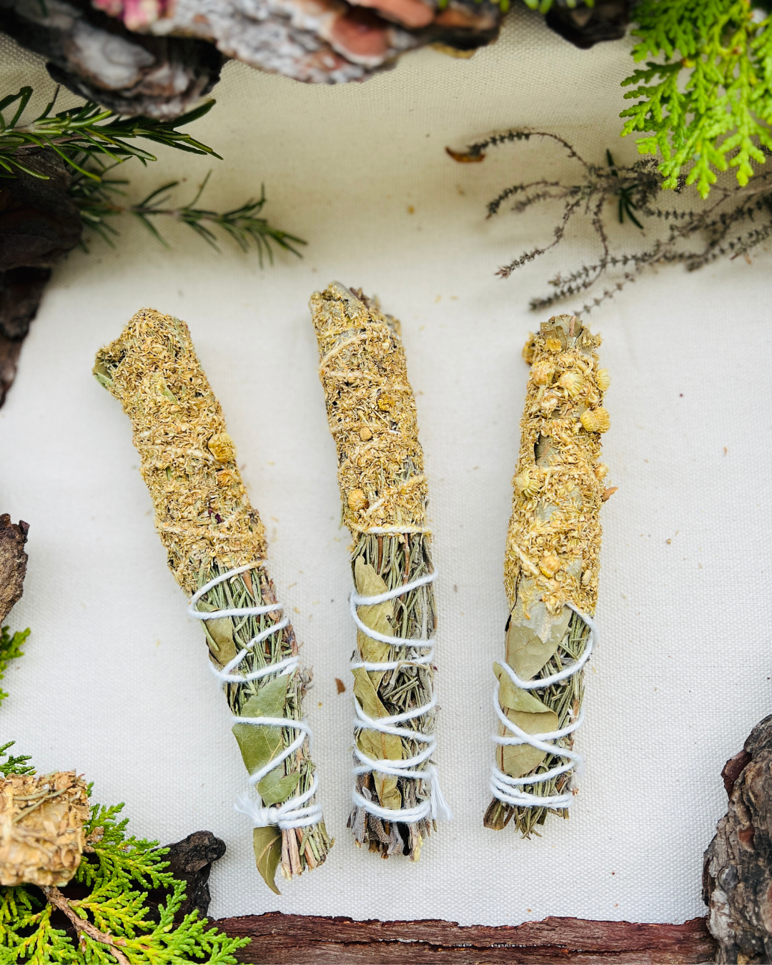 Sahúmo Potenciado de Manzanilla ✨🌼