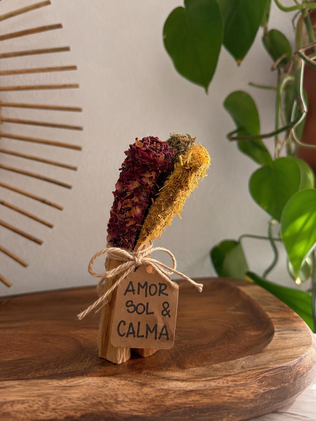 Trío de Palo Santo con Hierbas de Ibiza – Amor, Sol & Calma